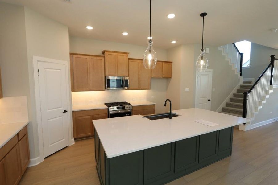 Furnished interior view inside a new home in Pomona 40' Homesites, Manvel (Image 3).