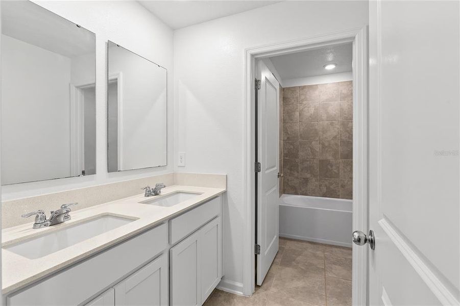 Furnished interior view inside a new home in Storey Creek: Manor Collection, Kissimmee (Image 9).