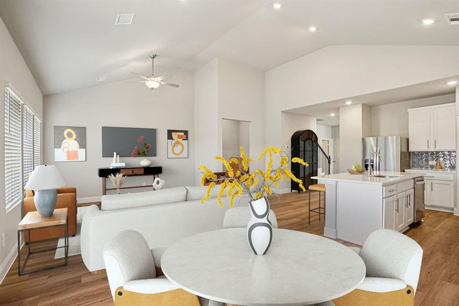 Furnished interior view inside a new home in Windmore, Princeton (Image 16).