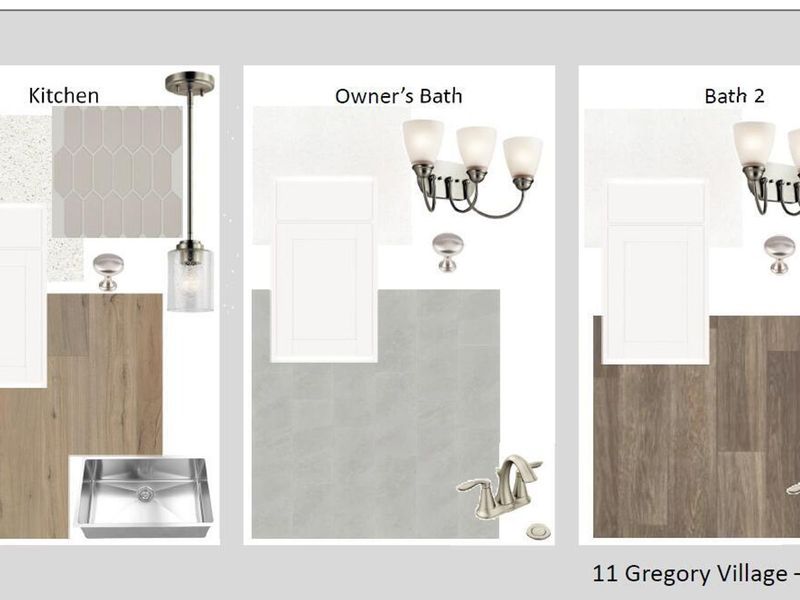 Sample of building materials used in homes in Gregory Village, Lillington (Image 24).