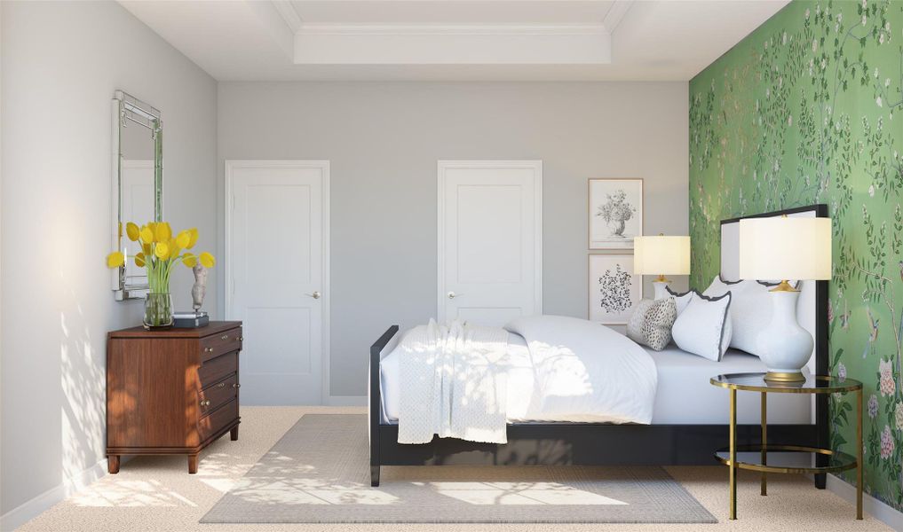 Private primary suite (*Artist rendering used for illustration purposes only.)