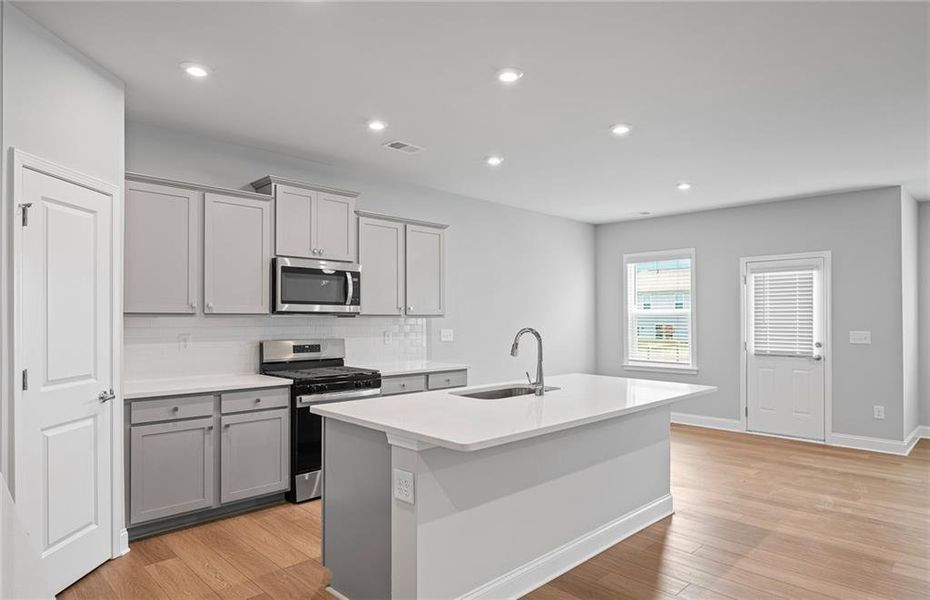 Furnished interior view inside a new home in Anderson Point, McDonough (Image 9).