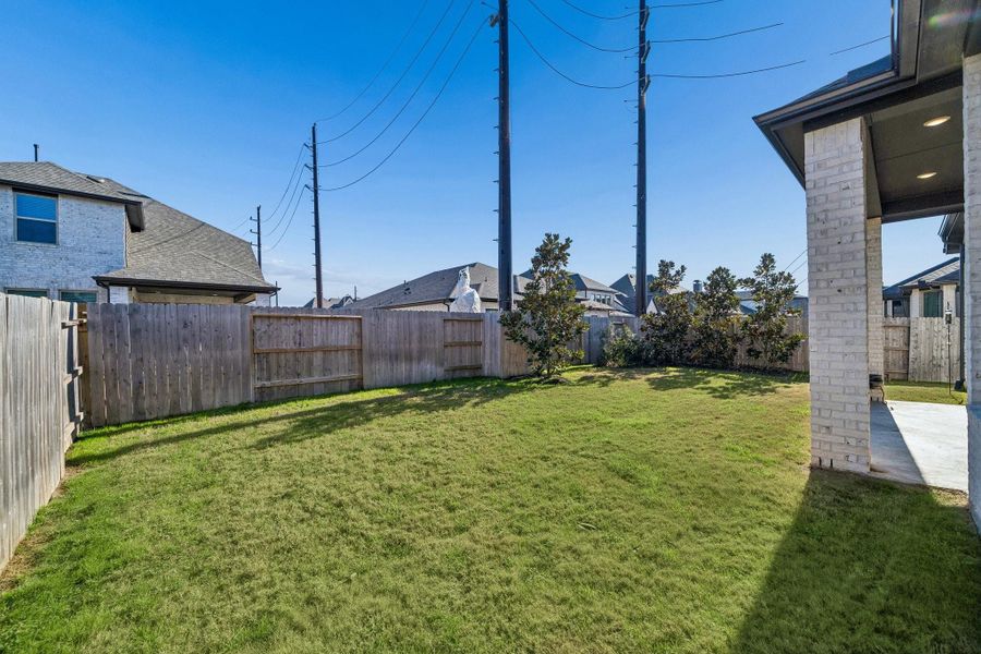 Exterior details and patio area of a home in Fulbrook on Fulshear Creek: 50ft. lots, Fulshear (Image 19). Exterior details and patio area of a home in Fulbrook on Fulshear Creek: 50ft. lots, Fulshear (Image 19).