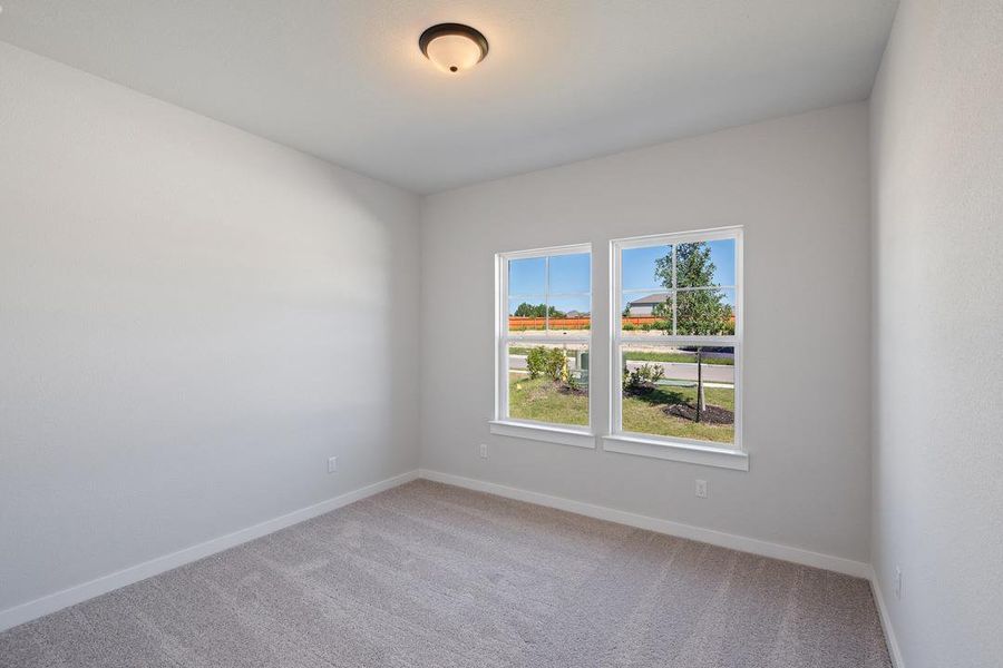 Spacious, unfurnished interior of a new home in Park Collection at Lariat, Liberty Hill (Image 21). Spacious, unfurnished interior of a new home in Park Collection at Lariat, Liberty Hill (Image 21).