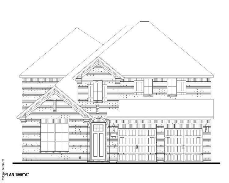 Plan 1566 Elevation A