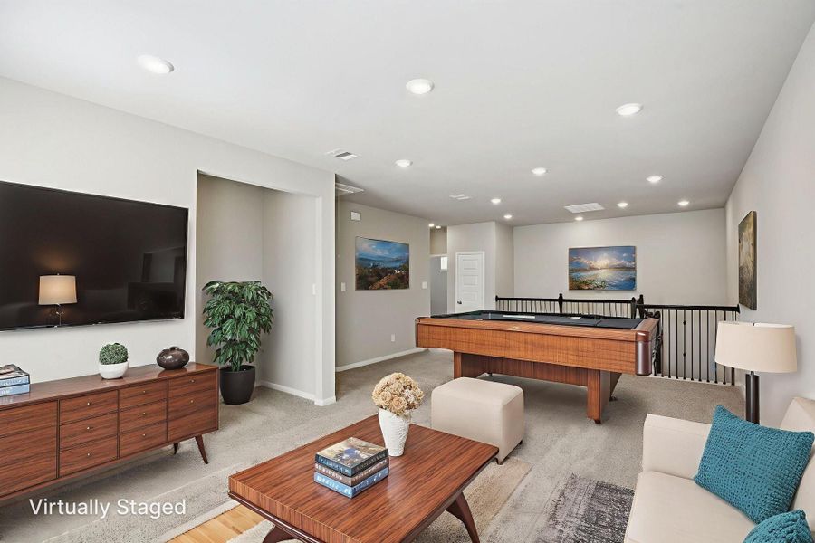 Furnished interior view inside a new home in Kemah Crossing - Luxe Series, Kemah (Image 8).