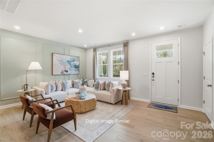 Furnished interior view inside a new home in Bratton Pointe, Rock Hill (Image 6).