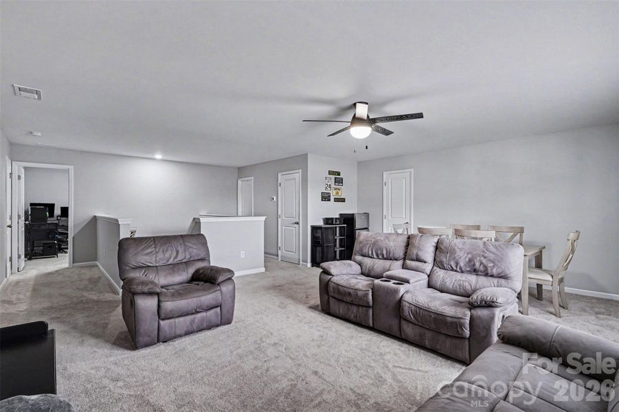 Furnished interior view inside a new home in Falls Cove at Lake Norman, Troutman (Image 33).
