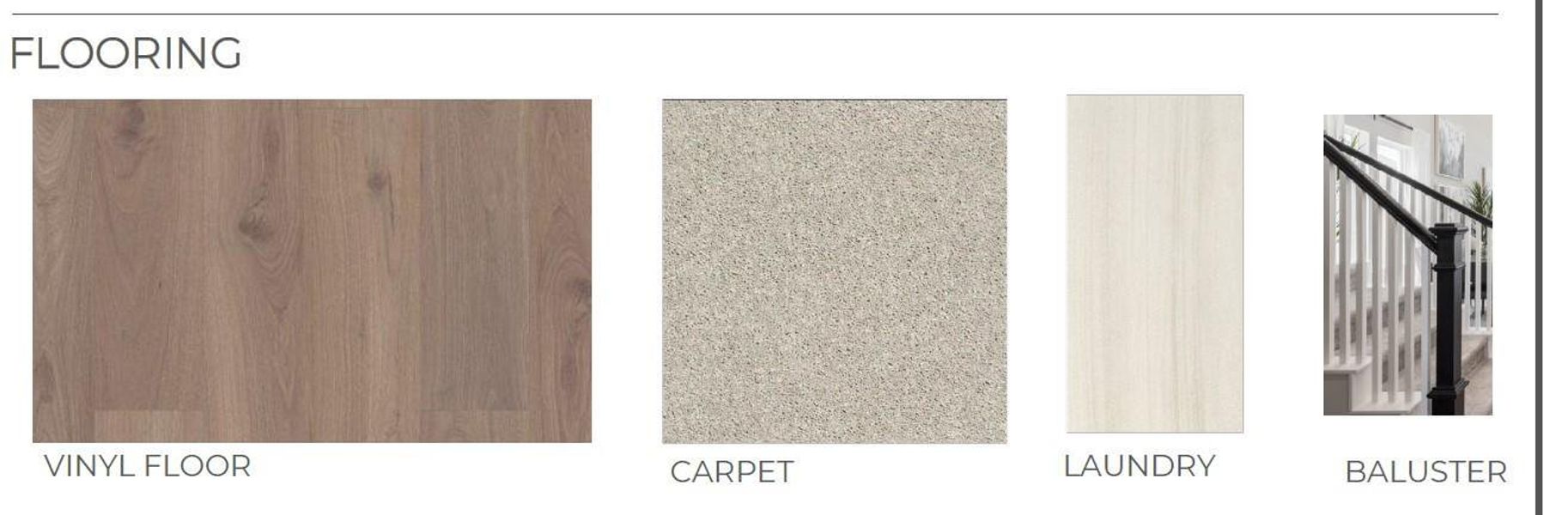 Sample of building materials used in homes in Tompkins Reserve, Katy (Image 5).