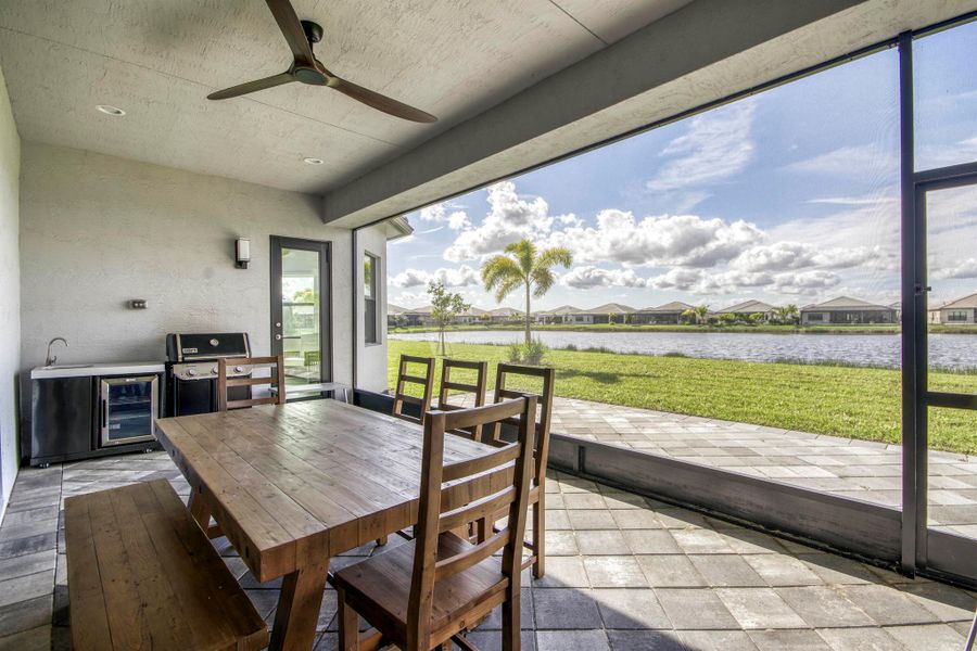 Exterior details and patio area of a home in , Port St. Lucie (Image 25).