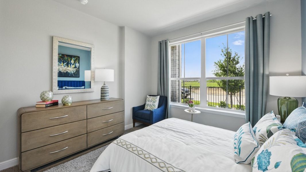 Furnished interior view inside a new home in Eagle Creek, Denton (Image 24).
