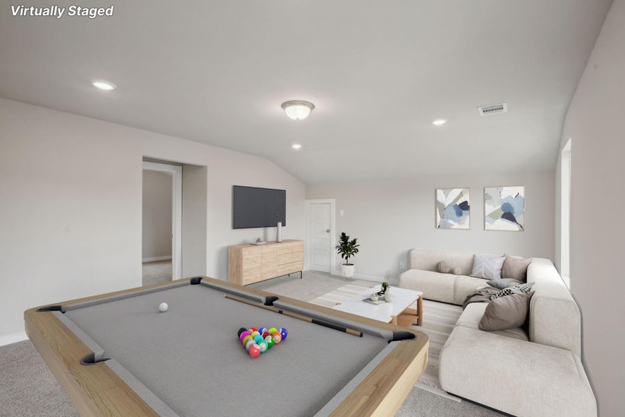 Photo is not of the actual home, but is an inspirational photo of builder’s model home and may depict options, furnishings, and/or decorator features that are not included