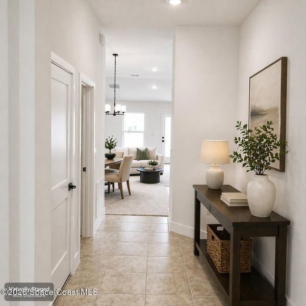 Furnished interior view inside a new home in St. John's Preserve, Palm Bay (Image 7).