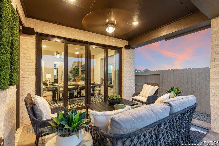 Furnished interior view inside a new home in Davis Ranch: 45ft. lots, San Antonio (Image 7).