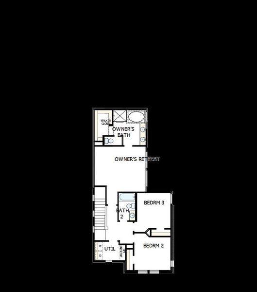 2D floor plan layout of this home in Talia – Cottage Series, Mesquite, TX (Image 3).