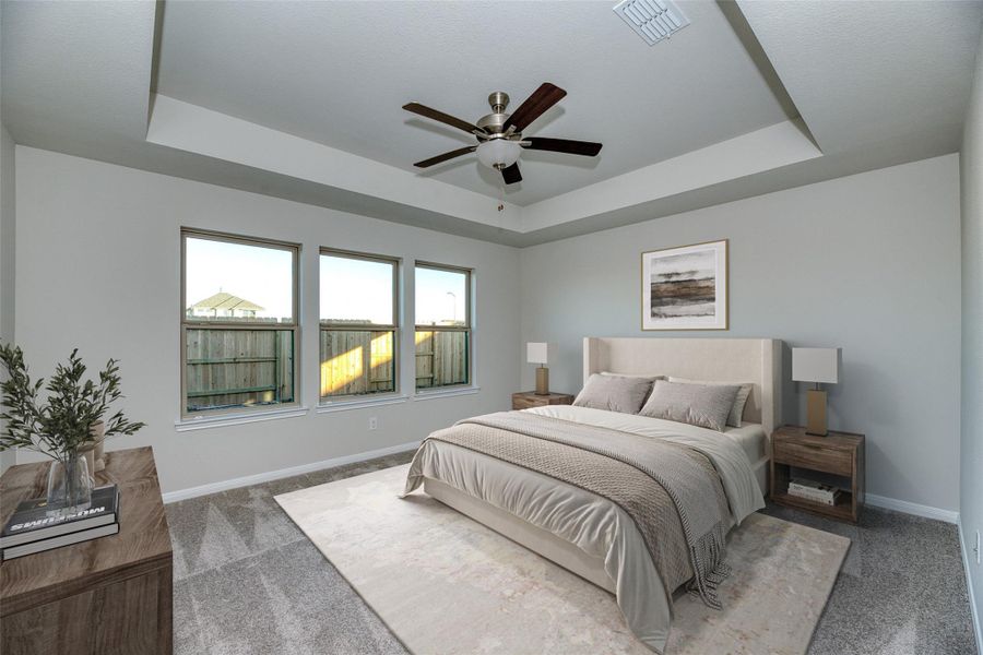 Furnished interior view inside a new home in Aldeana, Bonney (Image 13).
