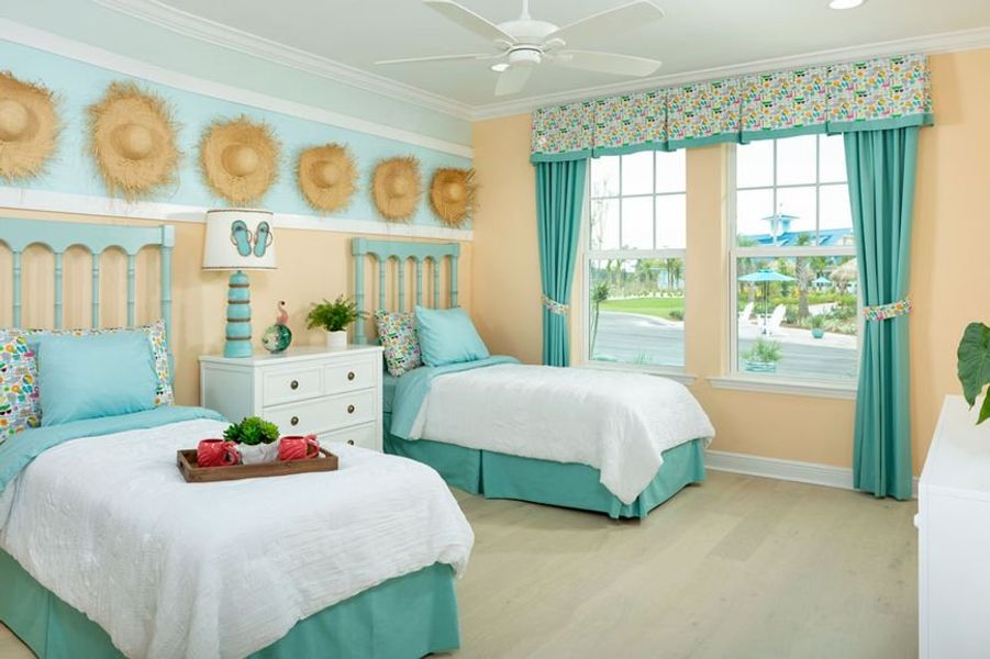 Representative furnished interior of a home built from the Aruba by Minto Communities in Latitude Margaritaville Watersound, Panama City Beach (Image 6).