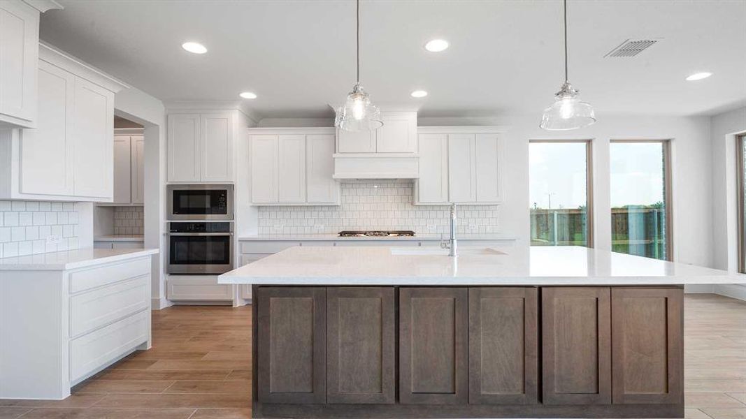 Furnished interior view inside a new home in Trinity Falls 60', McKinney (Image 9). Furnished interior view inside a new home in Trinity Falls 60', McKinney (Image 9).