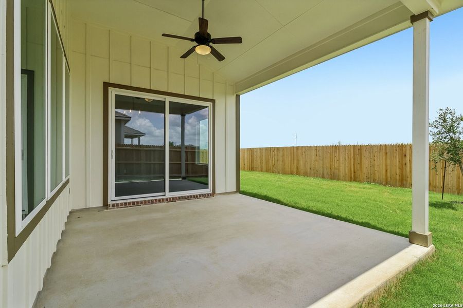 Exterior details and patio area of a home in Weltner Farms 60’s, New Braunfels (Image 26). Exterior details and patio area of a home in Weltner Farms 60’s, New Braunfels (Image 26).