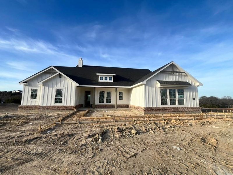 In-progress construction of a new home in Eagle Ridge Estates, Weatherford, TX (Image 3). In-progress construction of a new home in Eagle Ridge Estates, Weatherford, TX (Image 3).