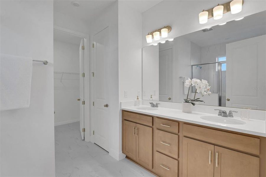 Furnished interior view inside a new home in Green Key Village, Lady Lake (Image 16).