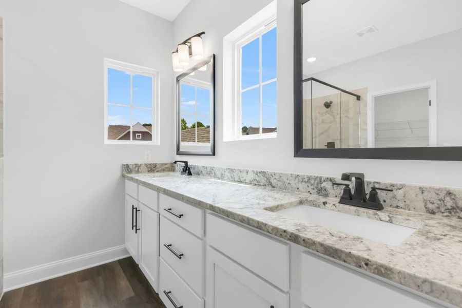Furnished interior view inside a new home in Maddox Landing, Hoschton (Image 12).