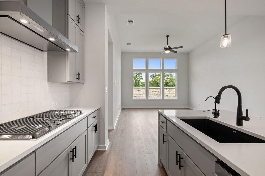 Furnished interior view inside a new home in Lagos Reserve, Manor (Image 14).
