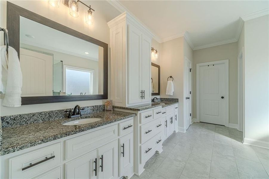 Furnished interior view inside a new home in , Statham (Image 5).