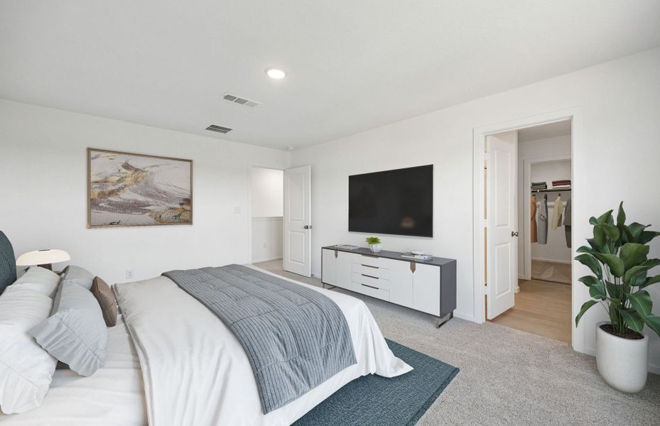 Furnished interior view inside a new home in Montgomery Bend, Montgomery (Image 9).