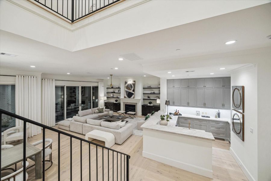 Furnished interior view inside a new home in , Houston (Image 43).
