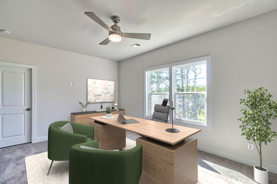 Representative furnished interior of a home built from the The Mia by Stanley Martin Homes in Parkers Summit, Greer (Image 13).