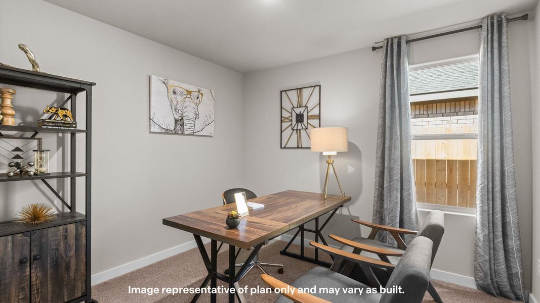 Furnished interior view inside a new home in Homestead at Parks Bell Ranch, Odessa (Image 19).
