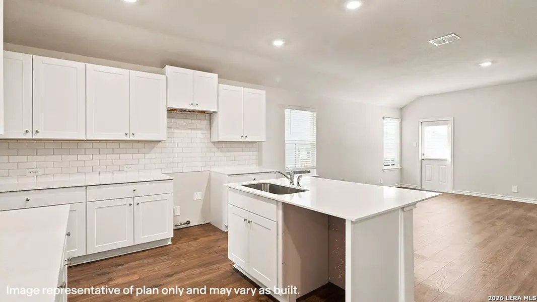 Furnished interior view inside a new home in Brookstone Creek, San Antonio (Image 9).