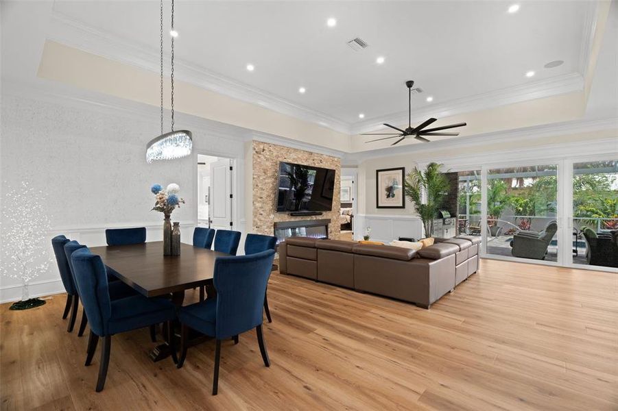 Furnished interior view inside a new home in , Safety Harbor (Image 15). Furnished interior view inside a new home in , Safety Harbor (Image 15).