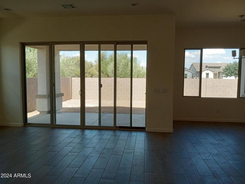 Multi-sliding Patio Door at Great Room