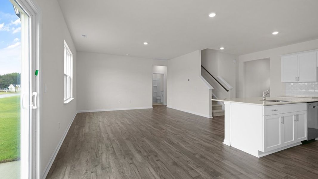Spacious, unfurnished interior of a new home in The Reserve at Prestleigh, Wake Forest (Image 13).