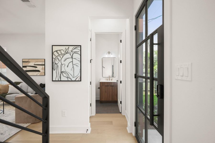 Furnished interior view inside a new home in , Austin (Image 9).