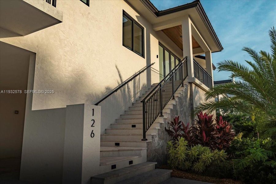 Exterior details and patio area of a home in , Marathon (Image 42).