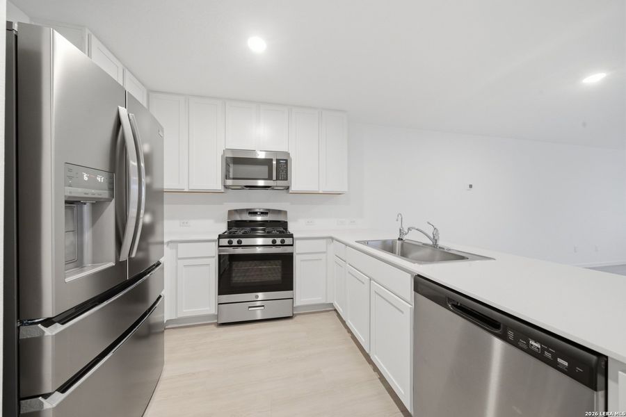 Furnished interior view inside a new home in Morgan Heights, San Antonio (Image 13).