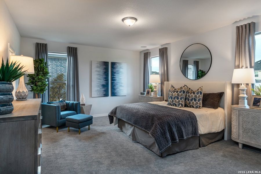 Furnished interior view inside a new home in Shoreline Park - Classic Collection, Boerne (Image 6).