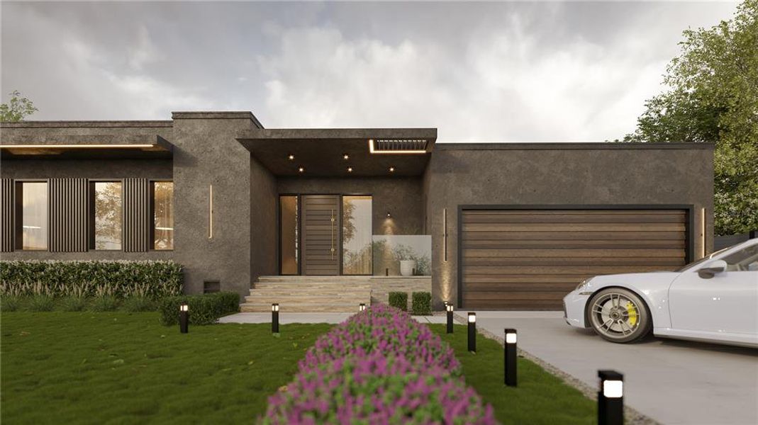 Front exterior of a new home in , Punta Gorda, FL, highlighting curb appeal (Image 14).