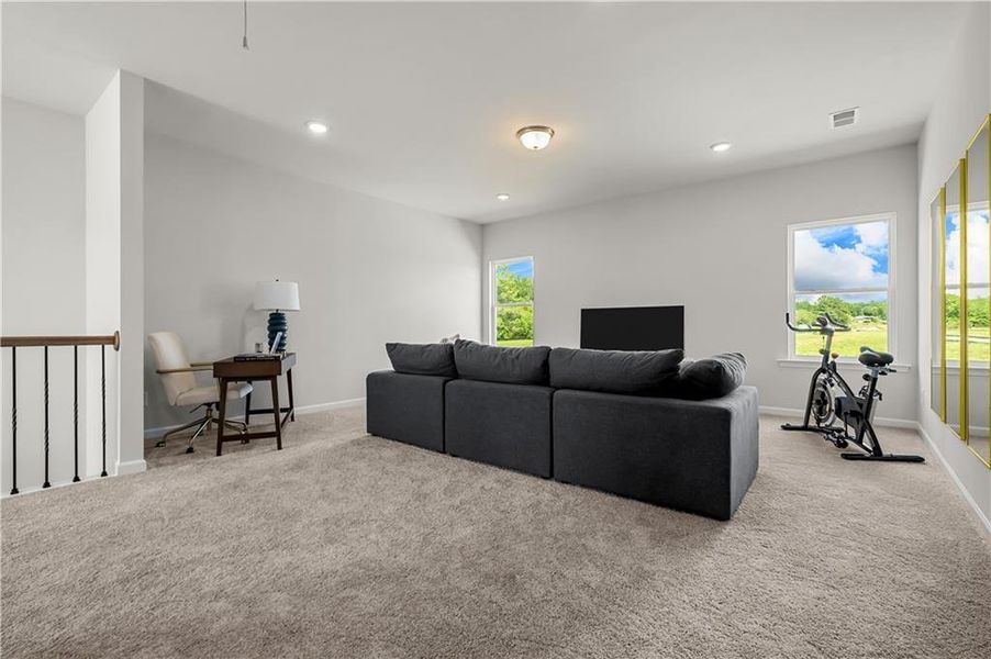 Furnished interior view inside a new home in Capstone Estates, Apison (Image 26).