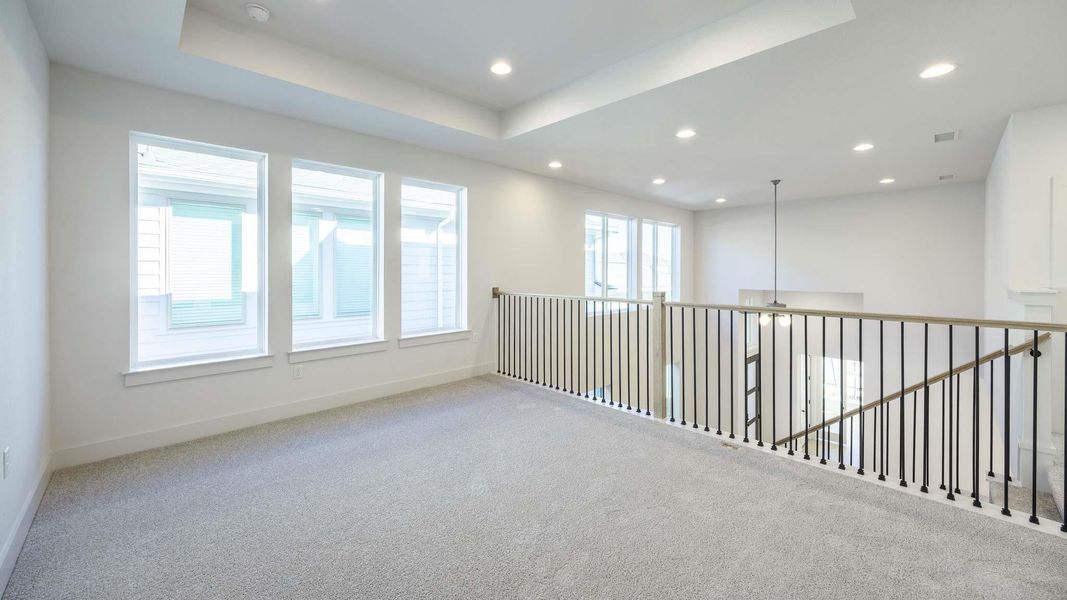 Spacious, unfurnished interior of a new home in Easton Park, Austin (Image 11).
