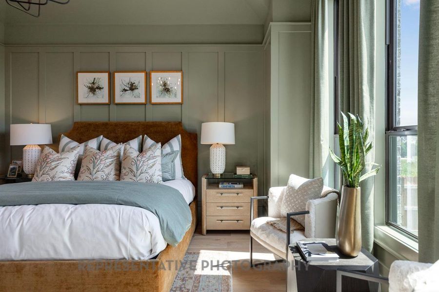 Furnished interior view inside a new home in Wolf Ranch, Georgetown (Image 7).