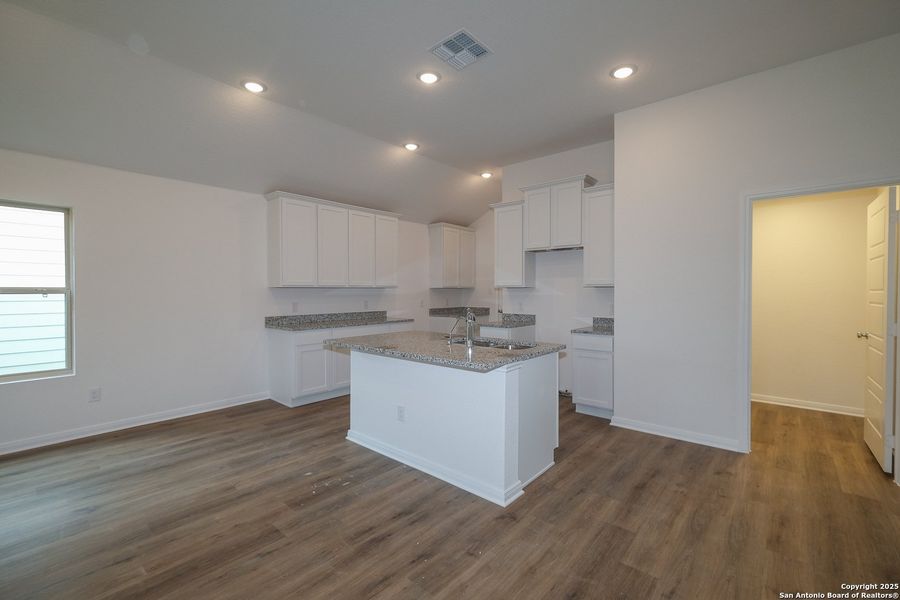 Furnished interior view inside a new home in Hunters Ranch, San Antonio (Image 3). Furnished interior view inside a new home in Hunters Ranch, San Antonio (Image 3).