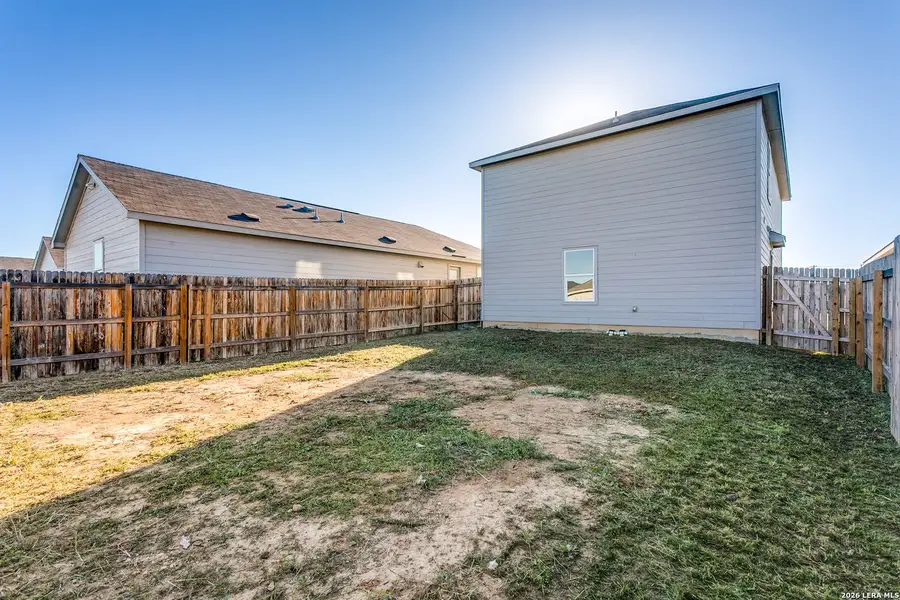 Exterior details and patio area of a home in Mission del Lago, San Antonio (Image 2). Exterior details and patio area of a home in Mission del Lago, San Antonio (Image 2).