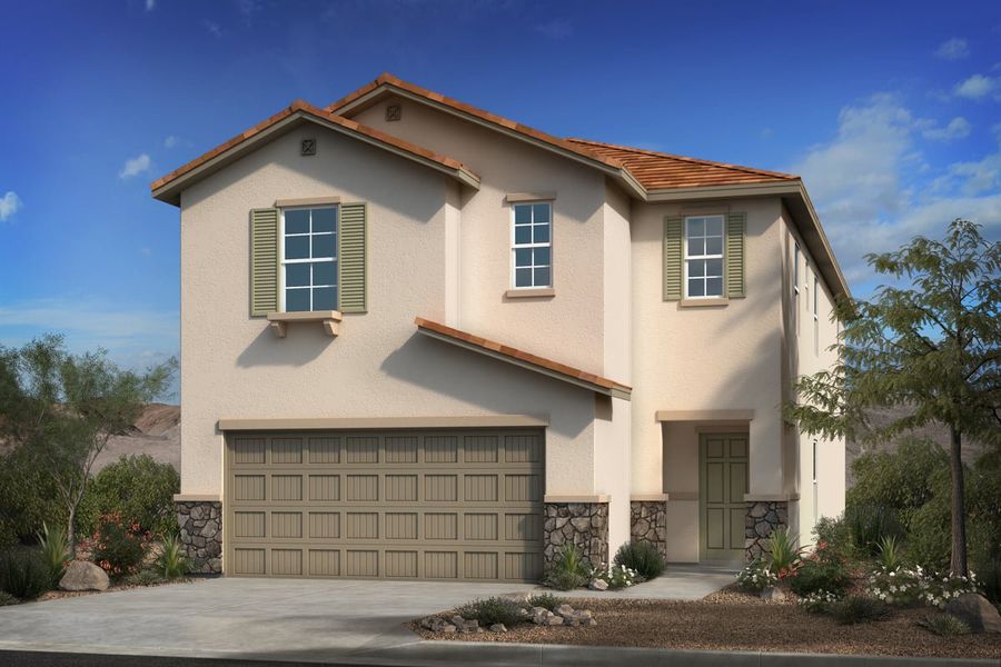 Exterior C with stone Exterior C with stone