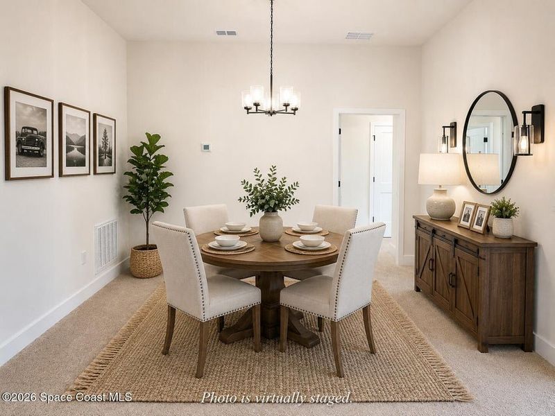 Furnished interior view inside a new home in St. John's Preserve, Palm Bay (Image 13).