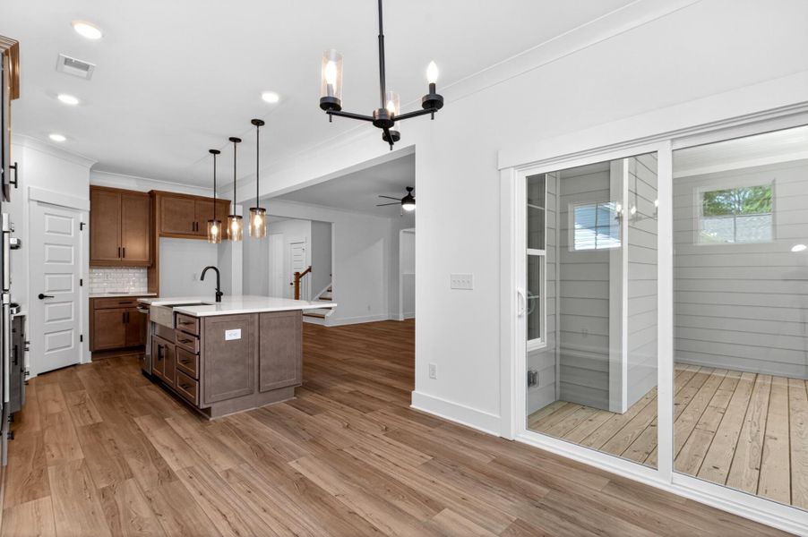Furnished interior view inside a new home in True Cedar at Woodside Plantation, Aiken (Image 9).