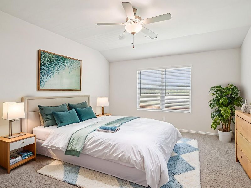 Furnished interior view inside a new home in Westmoor, Sherman (Image 4).